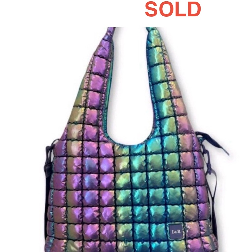Iris Puff Hobo Galaxy Purple